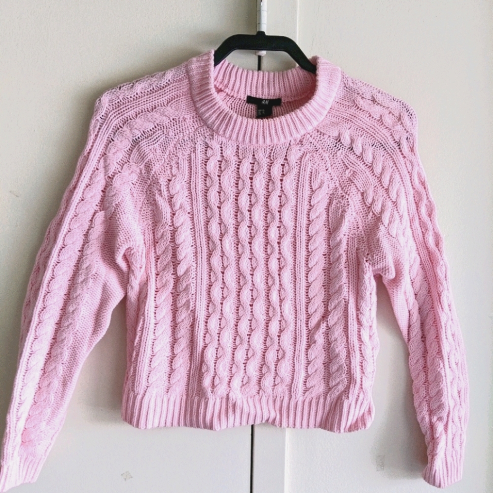 New pink H&M Sweater XS